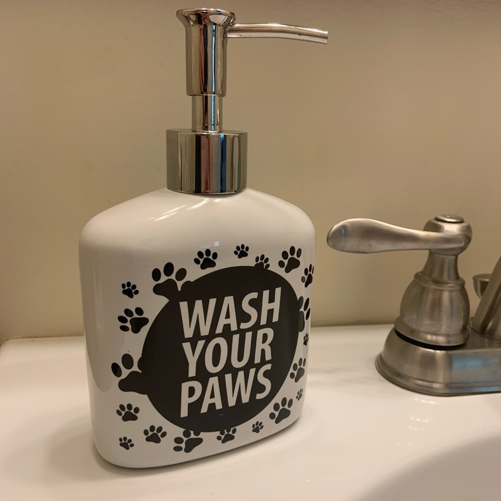 Our Name Is Mud Soap Dispenser *Jesus and Germ 🦠 * or *Wash Your Paws 🐾 *